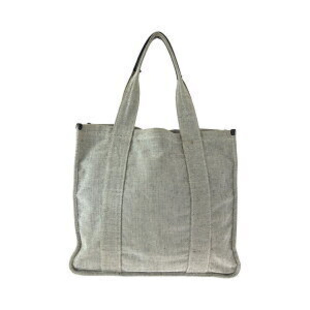 Prada Canvas Plate Black Logo Bag Triangle Tote